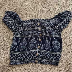 American eagle off the shoulder top